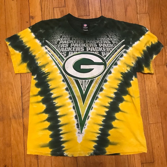 [Green Bay Packers] Vintage NFL Tie-Dye T-Shirt - Picture 5 of 16